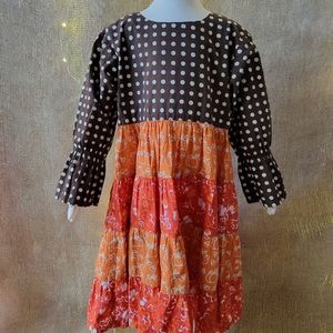 Fall Autumn Boutique Dress 7/8